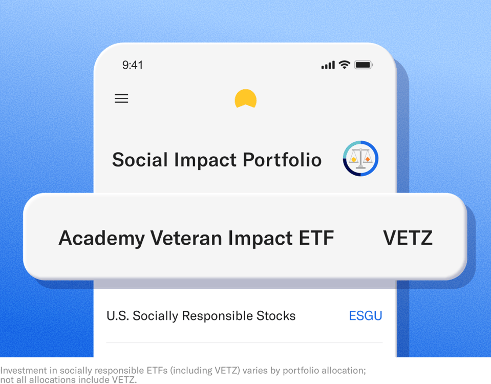 Illustration of VETZ fund in Social Impact portfolio lineup